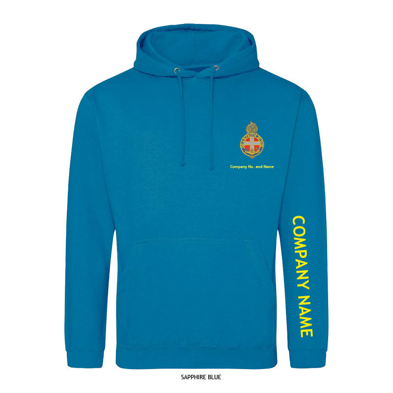 Hoodie With GB Crest (Print On Sleeve)