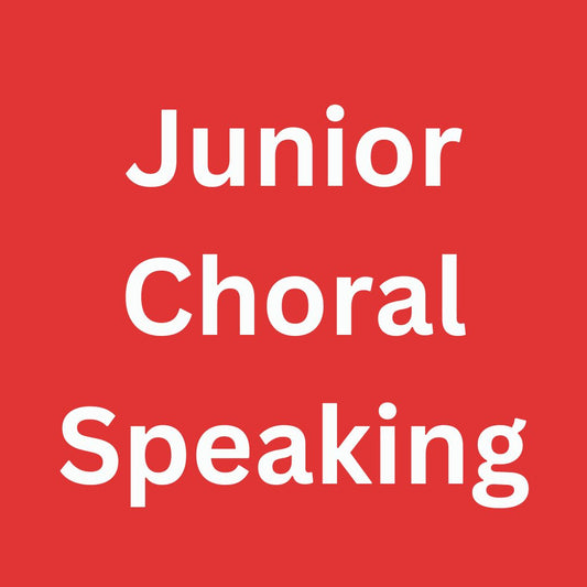 Junior Choral Speaking 25-26