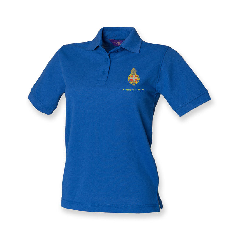 Coloured Polo Ladies Fit With GB Crest