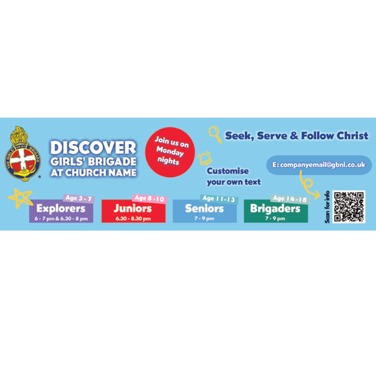 Long PVC banner (3m x 0.9m)