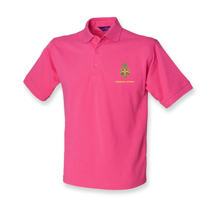 Coloured Polo Regular Fit With GB Crest