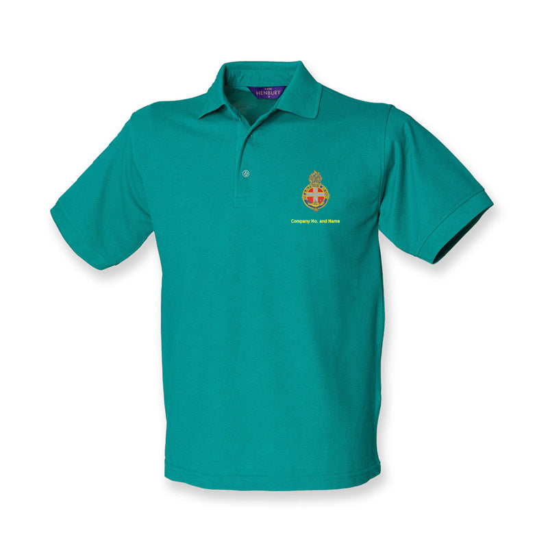 Coloured Polo Regular Fit With GB Crest