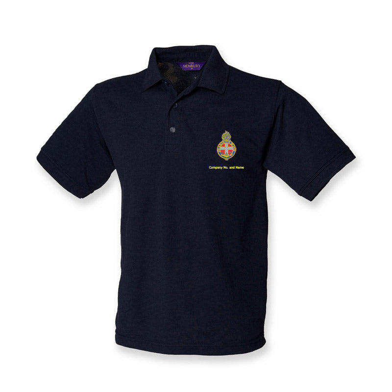 Coloured Polo Regular Fit With GB Crest
