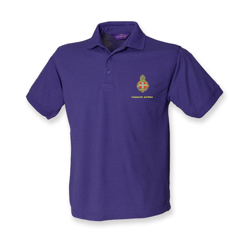 Coloured Polo Regular Fit With GB Crest