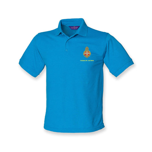 Coloured Polo Regular Fit With GB Crest
