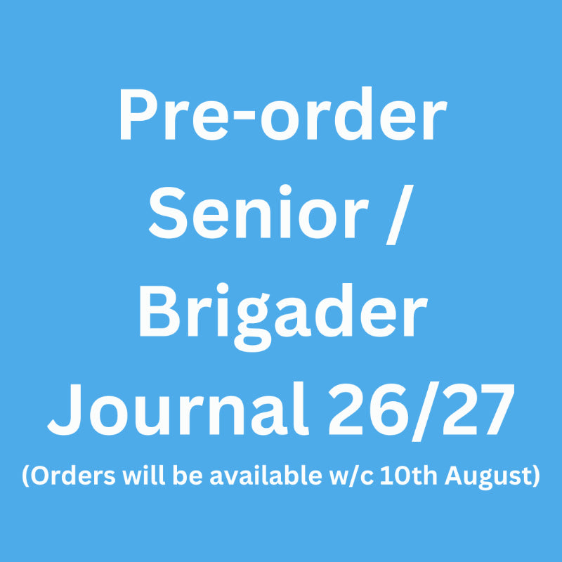 Senior/Brigader Journal 26/27