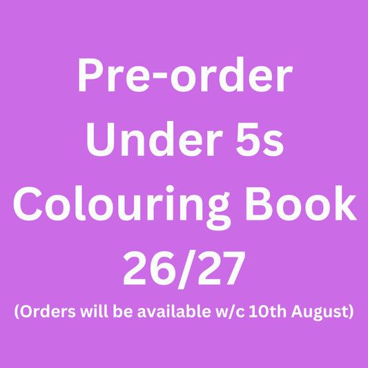 Under 5s Colouring Book 26/27