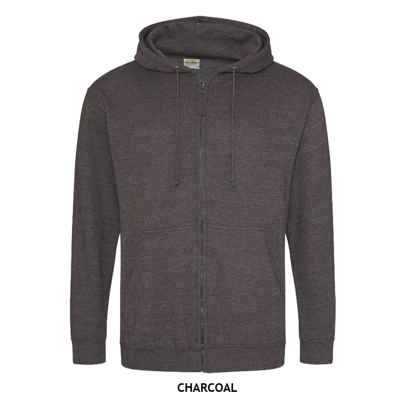 Zipped Hoodie With GB Crest